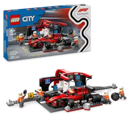VM Kids : Lego City Arrêt au Stand F1 Ferrari 60443