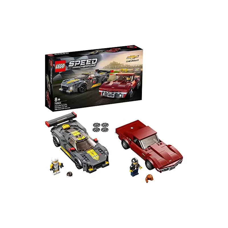 VM Kids : Lego Speed Champions Chevrolet Corvette C8.R & 1969 Corvette 76903