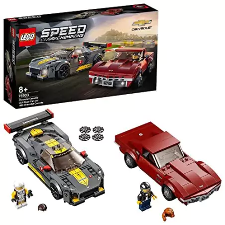VM Kids : Lego Speed Champions Chevrolet Corvette C8.R & 1969 Corvette 76903