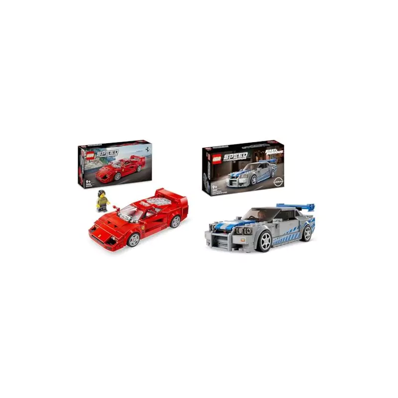 VM Kids : Lego Speed Champions Ferrari F40 & Nissan Skyline GT-R R34 76934 76917