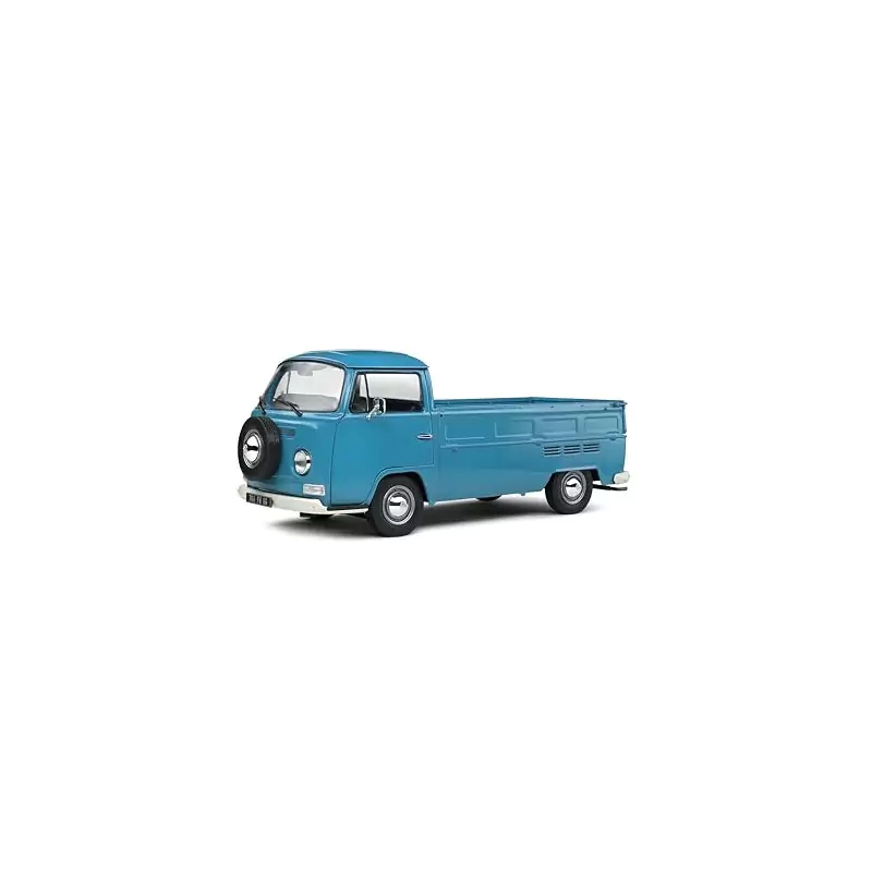 Marketplace : Volkswagen T2 Pick Up Blue Petrol 1968 - Solido - 1:18