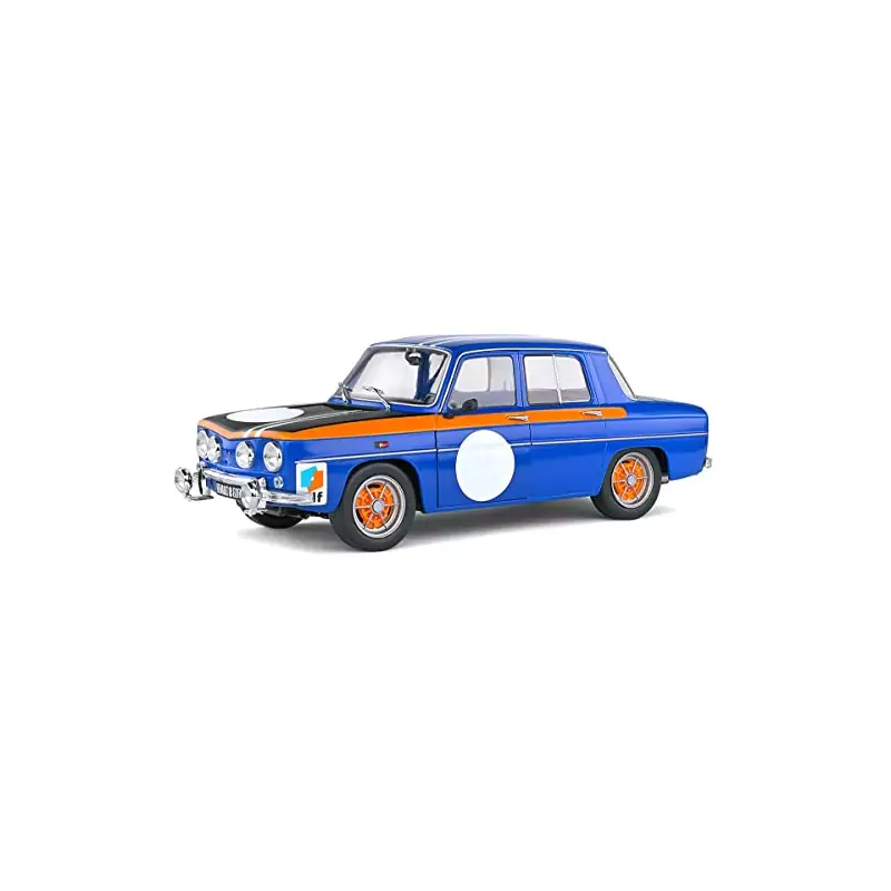 Marketplace : Renault 8 Gordini 1300 Coupe Gordini 1967 Blue/Orange/Black - Solido - 1:18