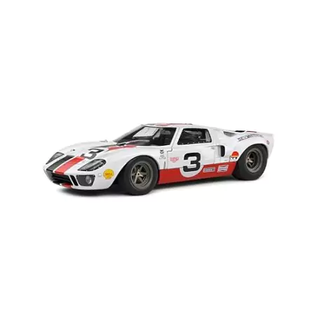 Marketplace : Ford GT40 MK.1 Eric Dean Design White 2015 - Solido - 1:18