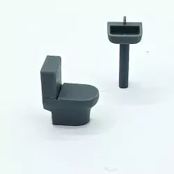 Diorama : Espace Toilettes – 3D Creative – 1/43