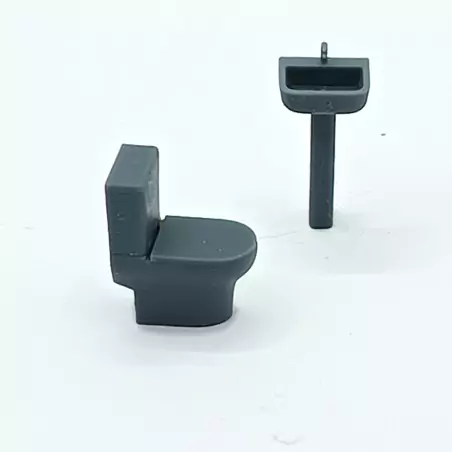Diorama : Espace Toilettes – 3D Creative – 1/43
