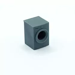 Machine à laver miniature 1/43 – Accessoire Diorama 3D Creative