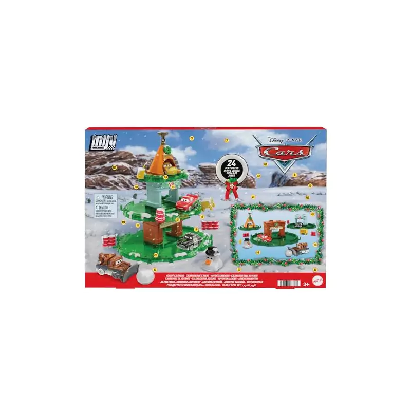 Noël 2025 : Mattel Disney Pixar Cars - Calendrier de l’Avent Mini Racers