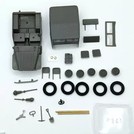 Kit Peugeot 203 Jeep Fermé 1/43 – Maquette Résine à Monter