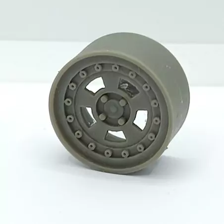 4 jantes Gotti ø20 mm - Résine - 1:18
