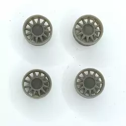 4 jantes 12 rayons ø8.50 mm - Résine - 1:43