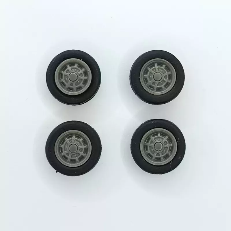 4 roues Renault 12 - Résine - 1:43