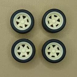 4 roues Gotti 6 branches - Résine - 1:18