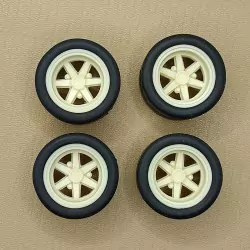 4 roues Gotti 6 branches - Résine - 1:18