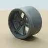 4 jantes 6 branches Ø 30 mm - Résine - 1:18
