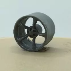 4 jantes 5 branches ø 29 mm - Résine - 1:18