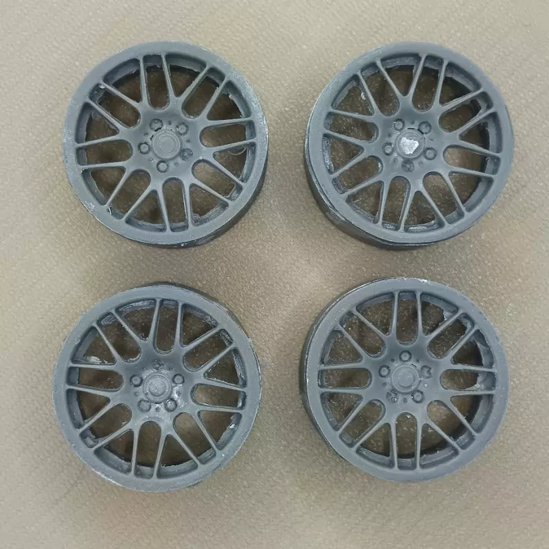 4 jantes ø30 mm - Résine - 1:18