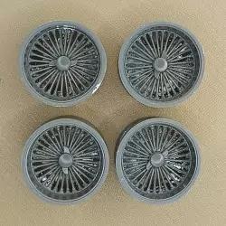 4 jantes rayons ø 29 mm - Résine - 1:18