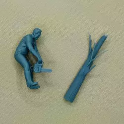 Diorama : Famille au poulailler - 27 pièces - 3D Creative - 1:43