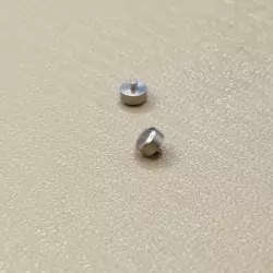 2 feux arrières (base) ø 3.30 mm - Laiton chromé - CPC