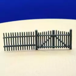 Diorama : Clôture + Portail 12 pcs - 3D CREATIVE - 1:43
