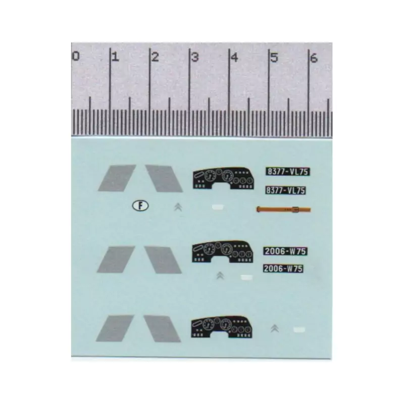 Décalcomanie : CITROEN DS Proto - 1:43 - Artisans43 |Pièces et kits...