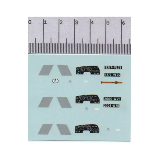 Décalcomanie : CITROEN DS Proto - 1:43 - Artisans43 |Pièces et kits...