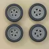 4 jantes Gotti AV/AR ø 27.50 mm - Résine - 1:18