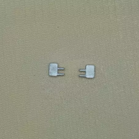 Rétroviseurs fourgon - 5.80 x 4 mm - White Metal - 1:43