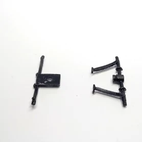 Essieux AV/AR RENAULT 40CV - 1:43 - White Metal |Pièces et kits pou...