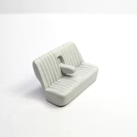 Banquette En Résine Accoudoir Ouvert - Gris clair - 1:43 - Artisans...