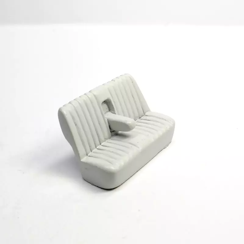 Banquette En Résine Accoudoir Ouvert - Gris clair - 1:43 - Artisans...