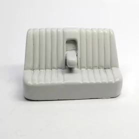 Banquette En Résine Accoudoir Ouvert - Gris clair - 1:43 - Artisans...