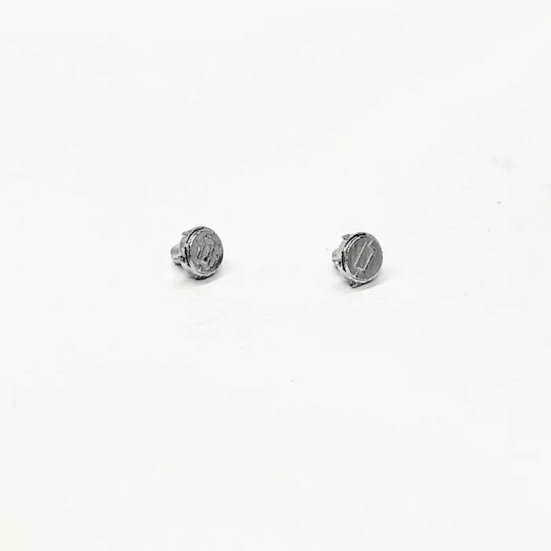 2 feux arrières ø 3.50 mm - White Metal Chromé - Artisans43 |Pièces...