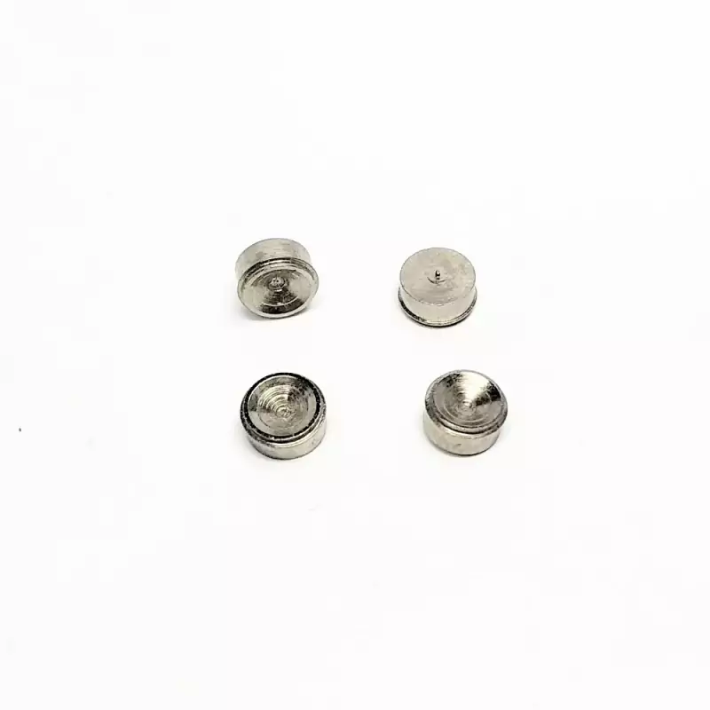 4 Inserts - Laiton + Nickelage - Ø6 Mm - CPC
