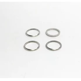 4 bagues "Forme" ø7.20 X 0.70 mm - Laiton Nickelé - CPC Production ...