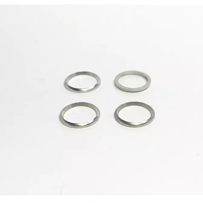 4 bagues "Forme" ø7.20 X 0.70 mm - Laiton Nickelé - CPC Production ...