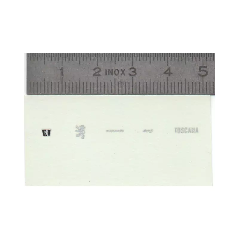 Décalcomanie - PEUGEOT 406 Toscana - Ech. 1:43 |Pièces et kits pour...