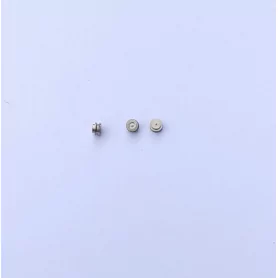 Poulies en laiton - ø 2.70 mm - Laiton + Chrome - X10