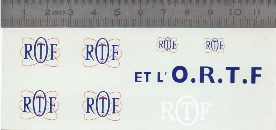 Décalcomanie - ORTF - Ech. 1:43