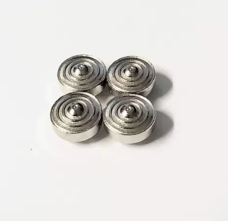 4 Jantes en white metal - BENTLEY Cabriolet Gurney Nutting - Ech. 1:43