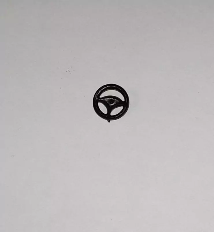 Volant en résine  ø8.30mm - Ech 1:43 - Noir
