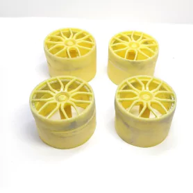 4 Jantes Ø 28.50 X 21 Mm - Résine - 1:18