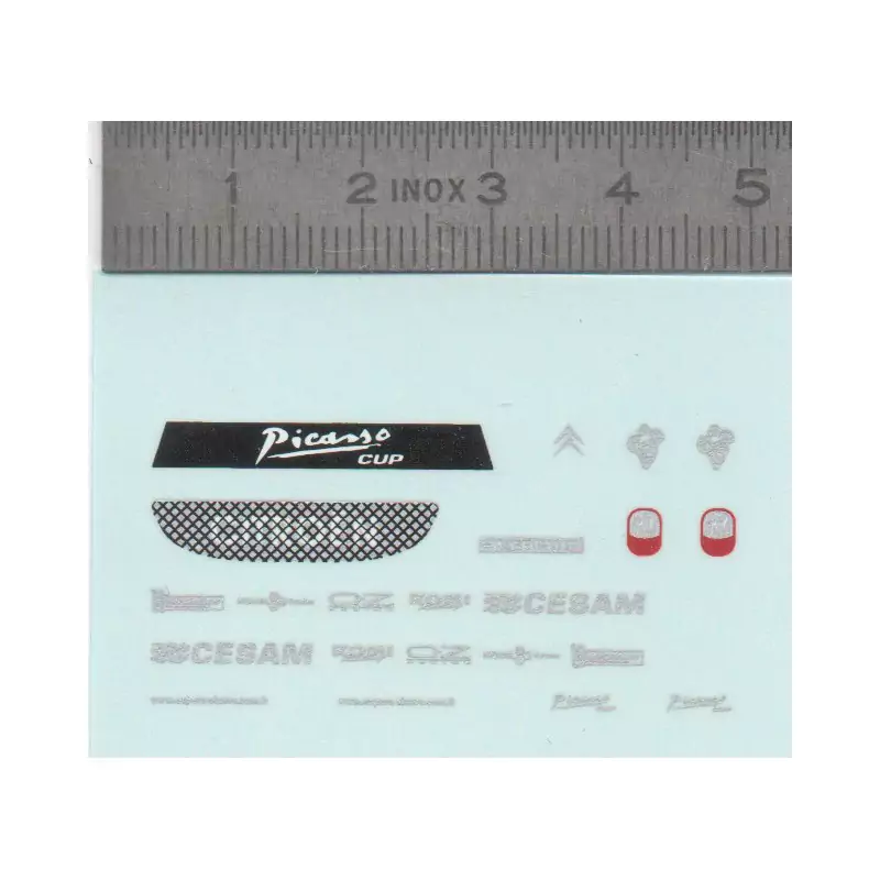 Décalcomanie - CITROËN PICASSO CUP - Ech. 1:43