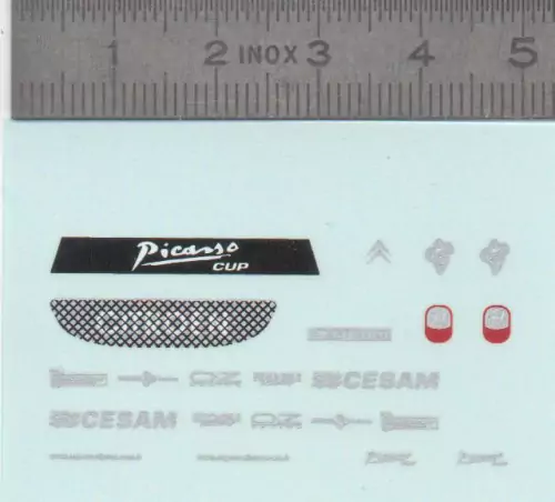 Décalcomanie - CITROËN PICASSO CUP - Ech. 1:43