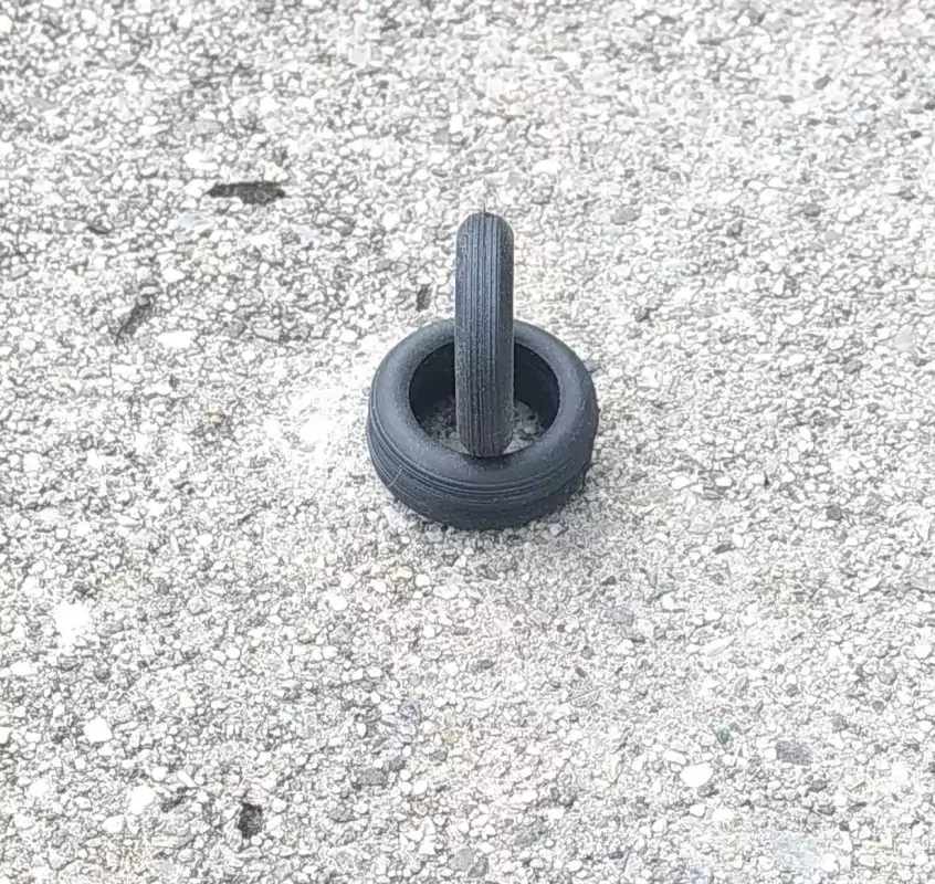 Pneus souples par 4 - ø intérieur 14mm - Ech. 1:43