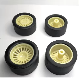 Roues AV/AR Renault 5 turbo - 1:18 |Pièces et kits pour voitures mi...