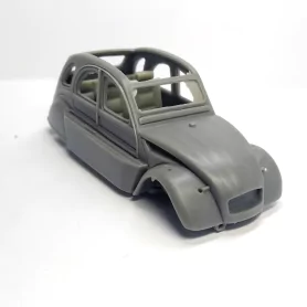 Carrosserie : Citroën 2CV Amphibie - Résine - 1:43 |Pièces et kits ...