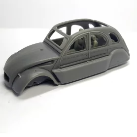 Carrosserie : Citroën 2CV Amphibie - Résine - 1:43 |Pièces et kits ...