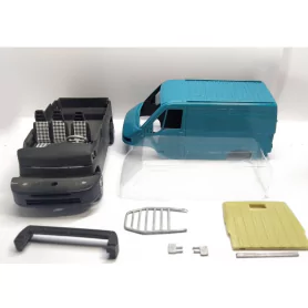 INCOMPLET : Kit peint : Peugeot Boxer - Résine - 1:43 |Pièces et ki...