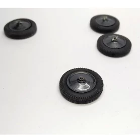 Roues X4 pour VOISIN C27 - Résine - Pneus souples - 1:43 |Pièces et...